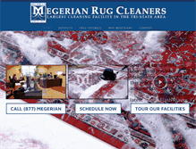 Tablet Screenshot of megerianrugcleaners.com